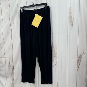 Citiknits Women’s Medium QVC Dark Blue Slinky Stretchy Pants New